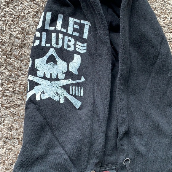NJPW Bullet Club zip up hoodie XL - Picture 4 of 7